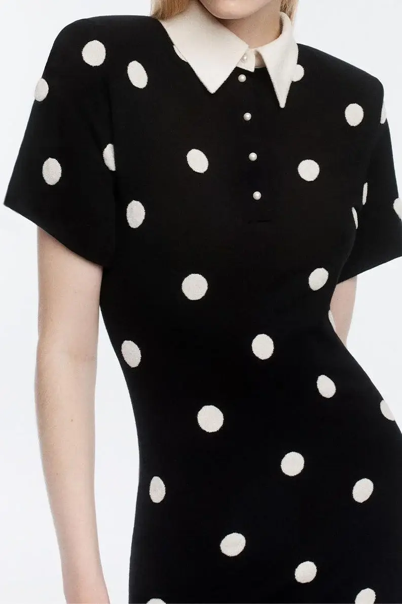 Dodiee Devon Polka Dot Midi Dress | Thumbnail 5