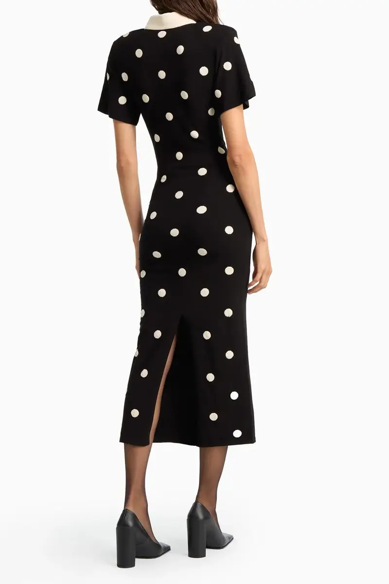 Dodiee Devon Polka Dot Midi Dress | Thumbnail 6
