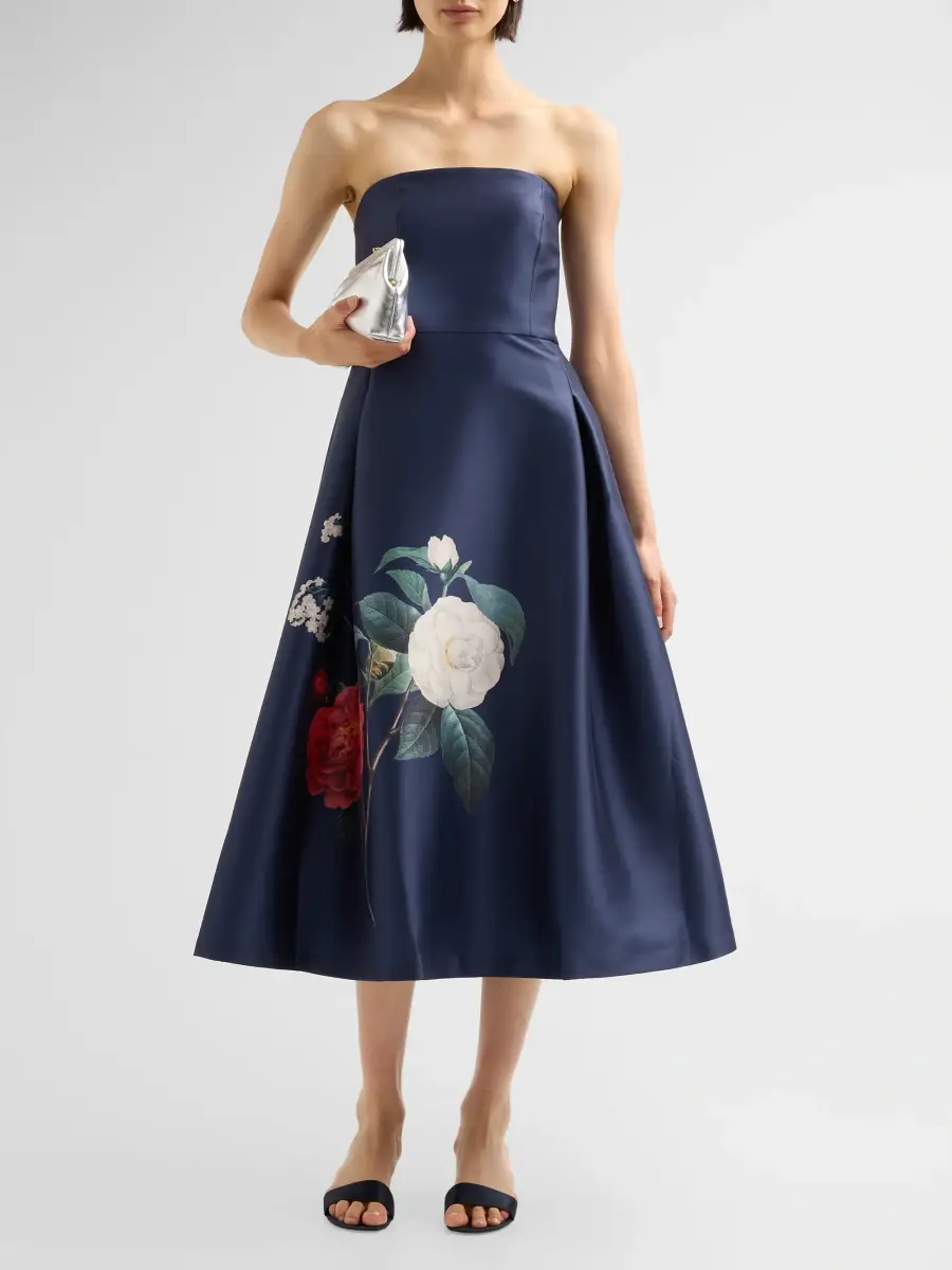 SACHIN & BABI Women's Shay Strapless Tea-Length Dress | Thumbnail 2