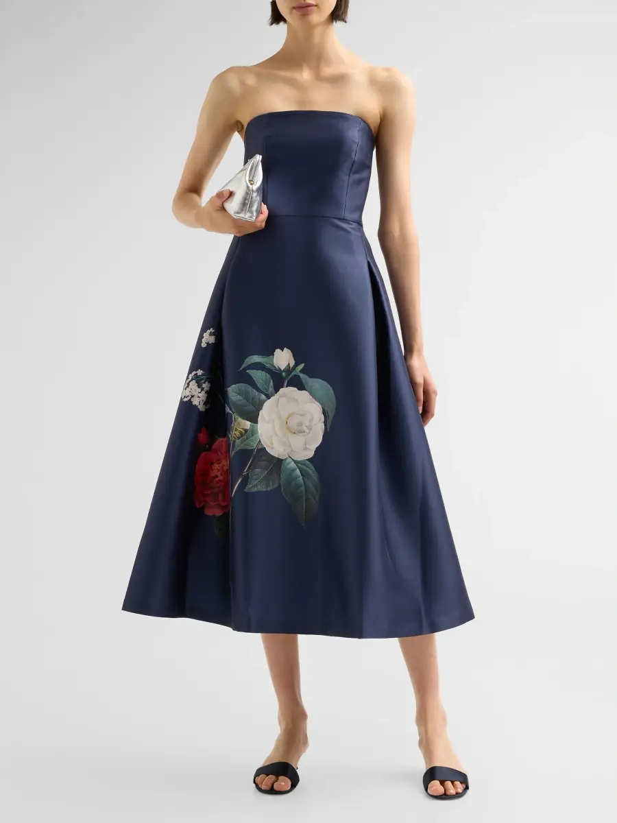 SACHIN & BABI Women's Shay Strapless Tea-Length Dress | Thumbnail 4