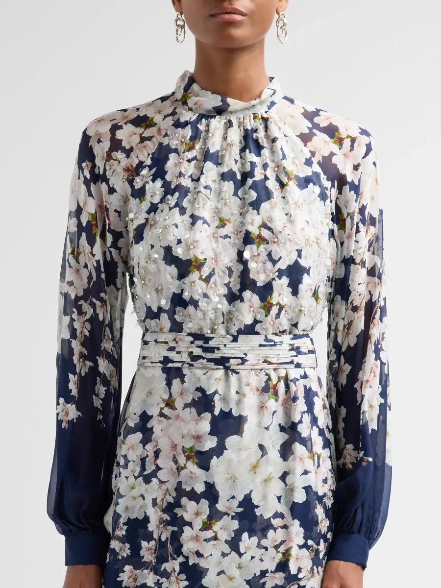SACHIN & BABI Women's Valeria Floral Print Embellished Gown | Thumbnail 5