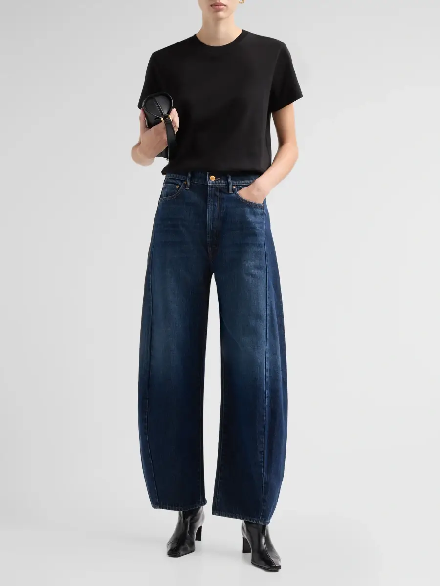 Mother Women's The Lemon Twist Sneak Jeans | Thumbnail 2 Mother Women's The Lemon Twist Sneak Jeans | Thumbnail 2