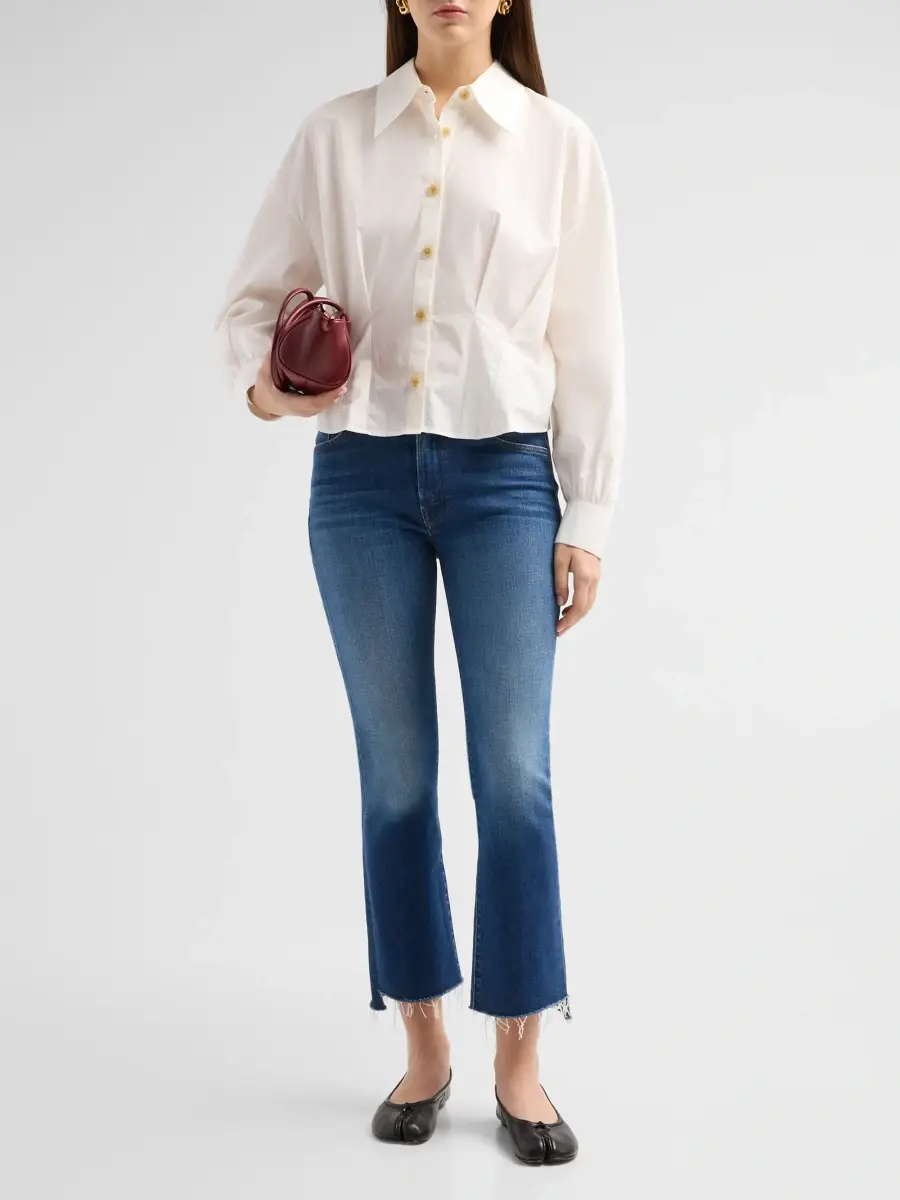 Mother Women's The Insider Ankle Step Fray Jeans | Thumbnail 2 Mother Women's The Insider Ankle Step Fray Jeans | Thumbnail 2