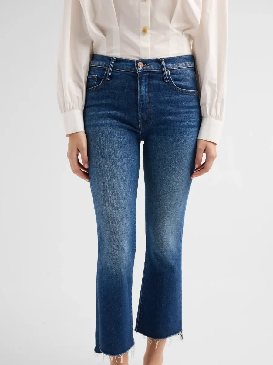 Mother Women's The Insider Ankle Step Fray Jeans | Thumbnail 4 Mother Women's The Insider Ankle Step Fray Jeans | Thumbnail 4