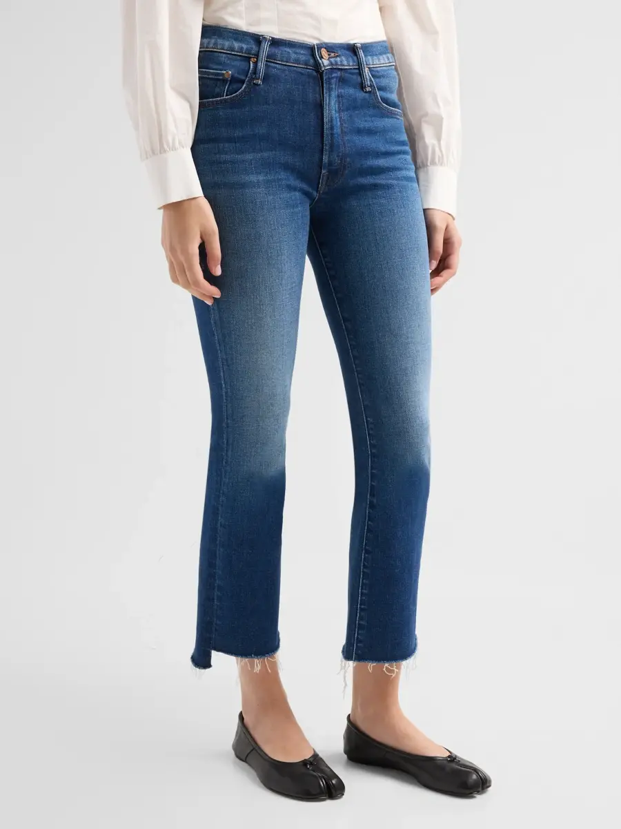 Mother Women's The Insider Ankle Step Fray Jeans | Thumbnail 5 Mother Women's The Insider Ankle Step Fray Jeans | Thumbnail 5