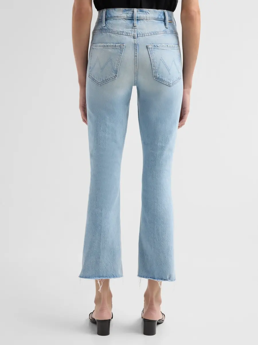 Mother Women's The Hustler Flood Fray Jeans | Thumbnail 3