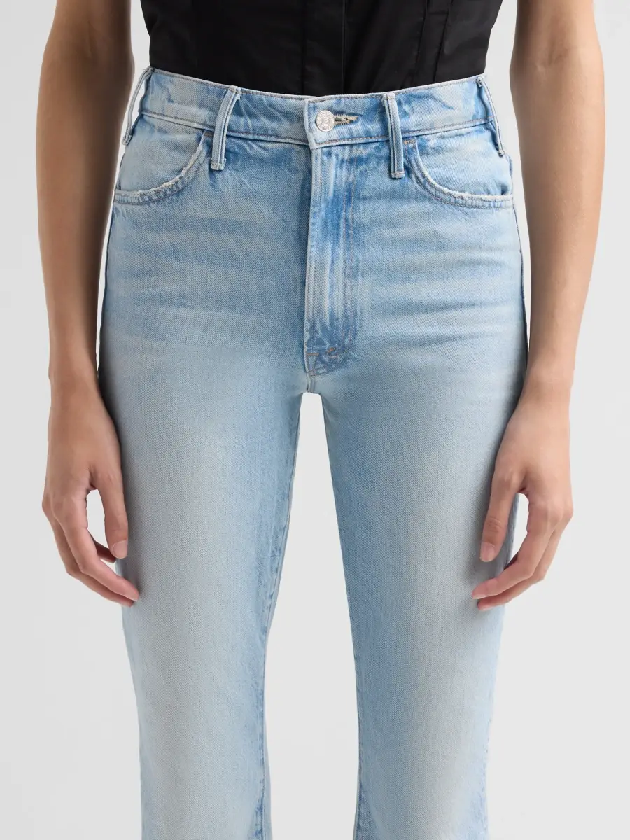 Mother Women's The Hustler Flood Fray Jeans | Thumbnail 5