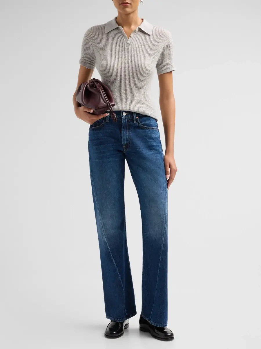 Mother Women's The Bookie Twist Sneak Jeans | Thumbnail 2 Mother Women's The Bookie Twist Sneak Jeans | Thumbnail 2