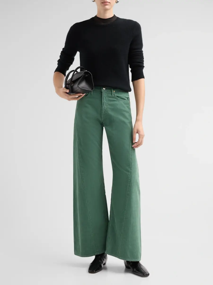 Mother Women's The Lemon Twist Sneak Wide-Leg Jeans | Thumbnail 2 Mother Women's The Lemon Twist Sneak Wide-Leg Jeans | Thumbnail 2