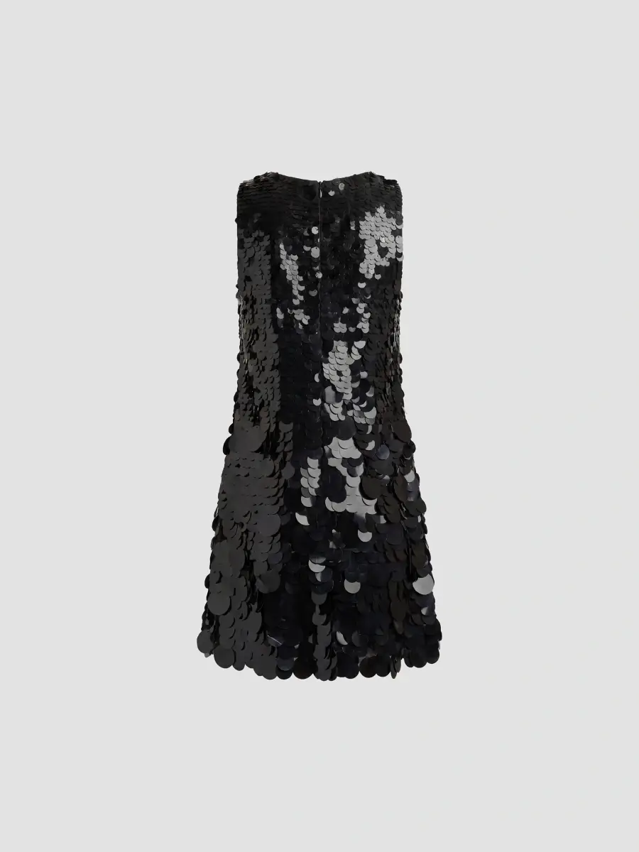 Mac Duggal Women's Sequined Trapeze Minidress | Thumbnail 6 Mac Duggal Women's Sequined Trapeze Minidress | Thumbnail 6