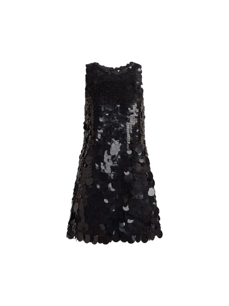 Mac Duggal Women's Sequined Trapeze Minidress