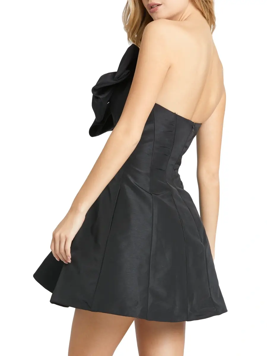 Mac Duggal Women's Bow Strapless Cocktail Dress | Thumbnail 3 Mac Duggal Women's Bow Strapless Cocktail Dress | Thumbnail 3