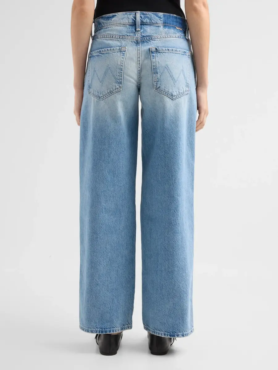 Mother Women's The Down Low Delinquent Zip Sneak Jeans | Thumbnail 3 Mother Women's The Down Low Delinquent Zip Sneak Jeans | Thumbnail 3