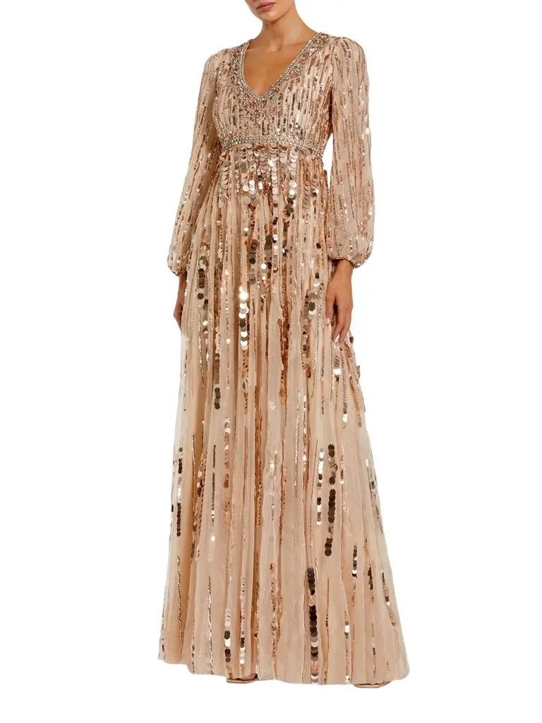Mac Duggal Women's Sequin-Embellished Gown