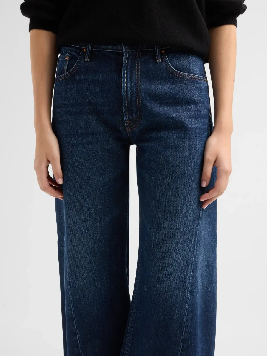 Mother Women's Lil' Lemon Twist Sneak Jeans | Thumbnail 5 Mother Women's Lil' Lemon Twist Sneak Jeans | Thumbnail 5
