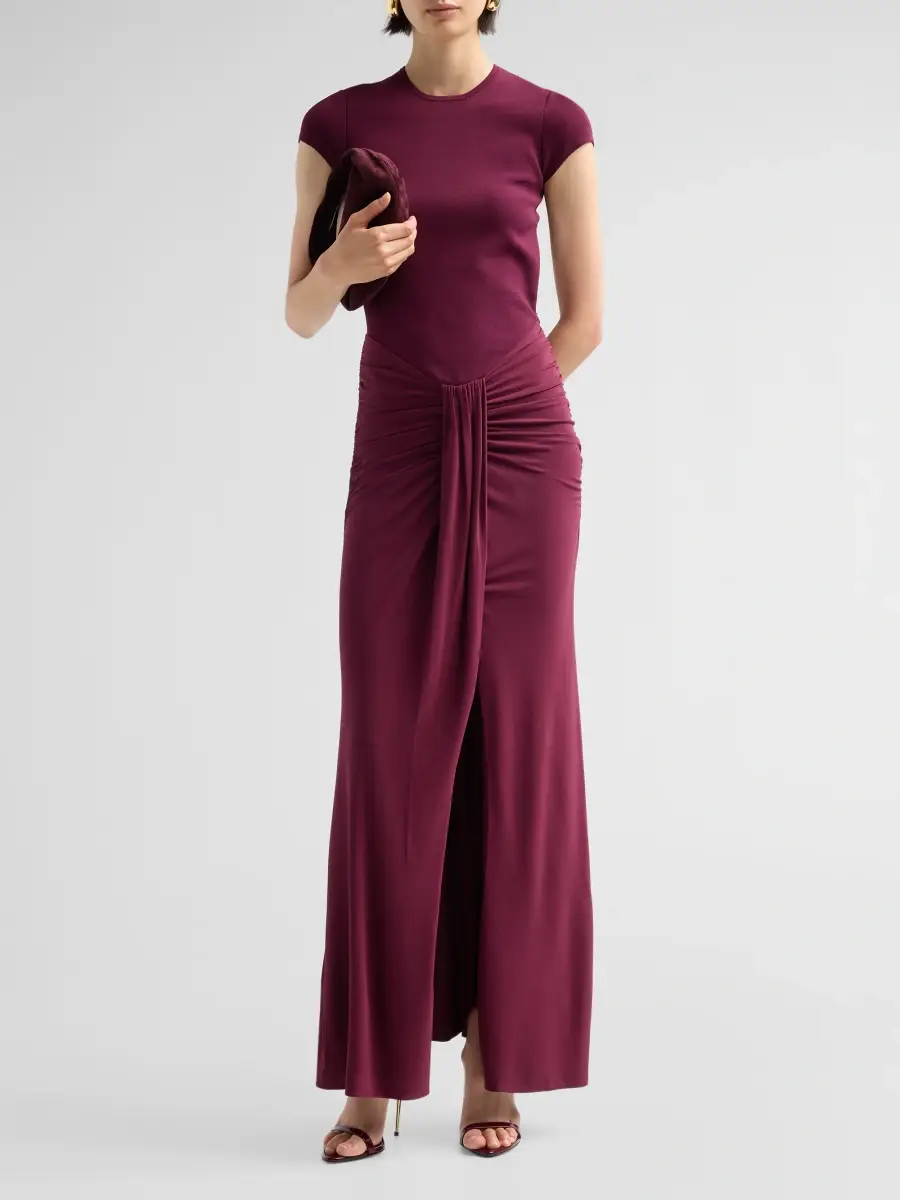 Simkhai Women's Matilde Cap-Sleeve Gown | Thumbnail 2
