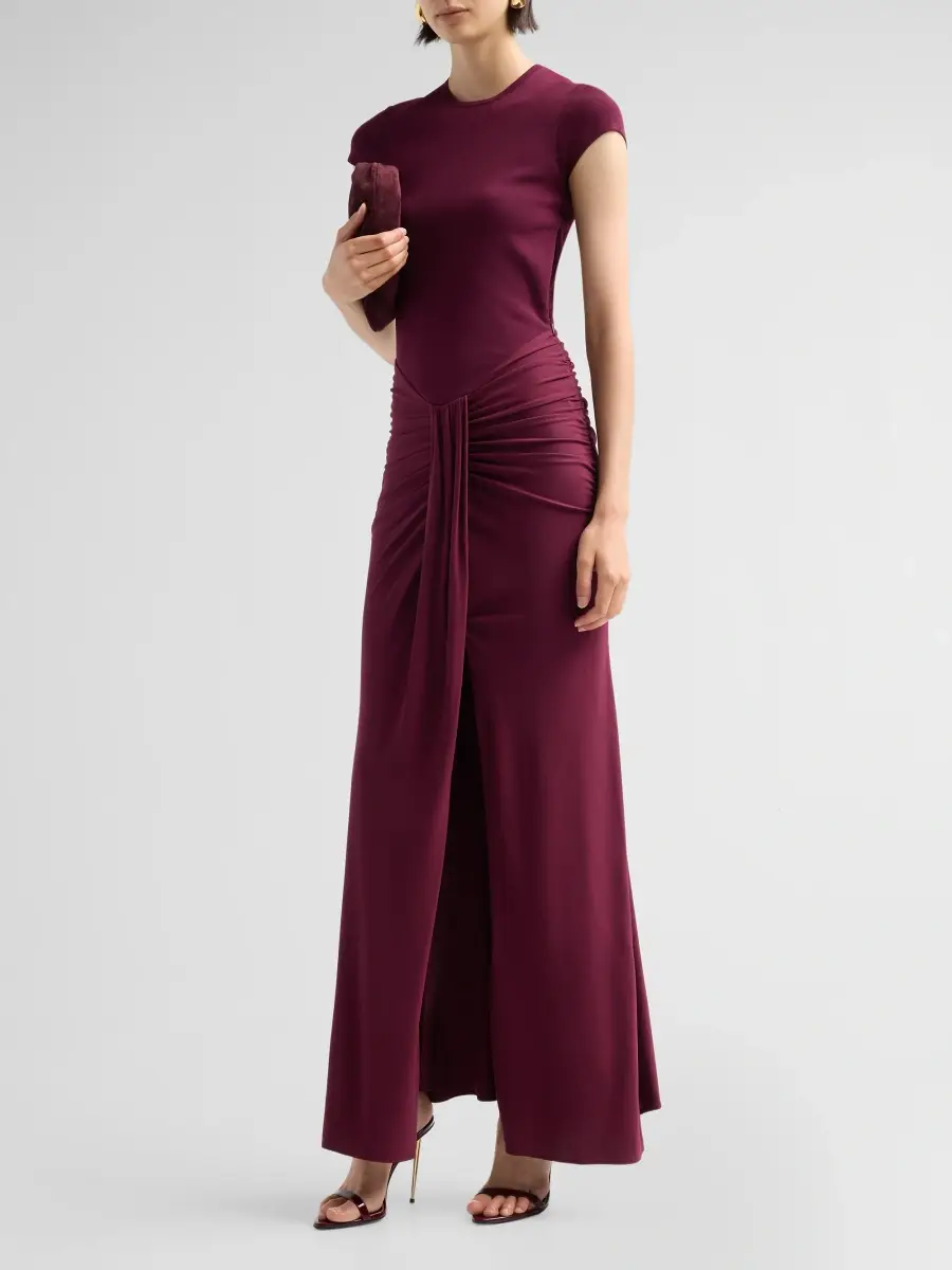Simkhai Women's Matilde Cap-Sleeve Gown | Thumbnail 4
