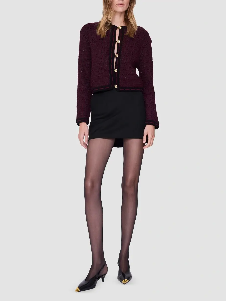 Anine Bing Women's Nora Tweed Cardigan | Thumbnail 2 Anine Bing Women's Nora Tweed Cardigan | Thumbnail 2