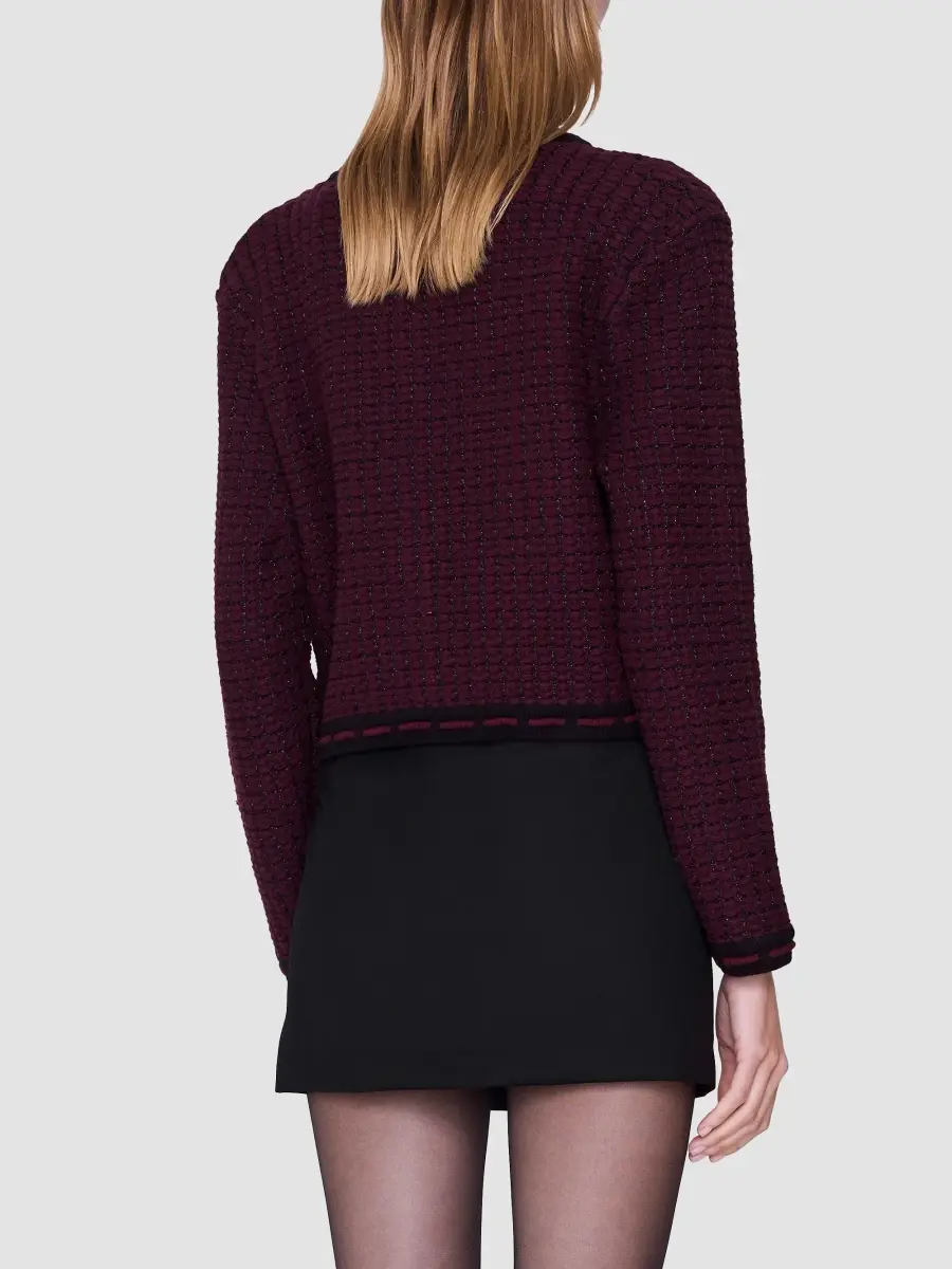 Anine Bing Women's Nora Tweed Cardigan | Thumbnail 3 Anine Bing Women's Nora Tweed Cardigan | Thumbnail 3