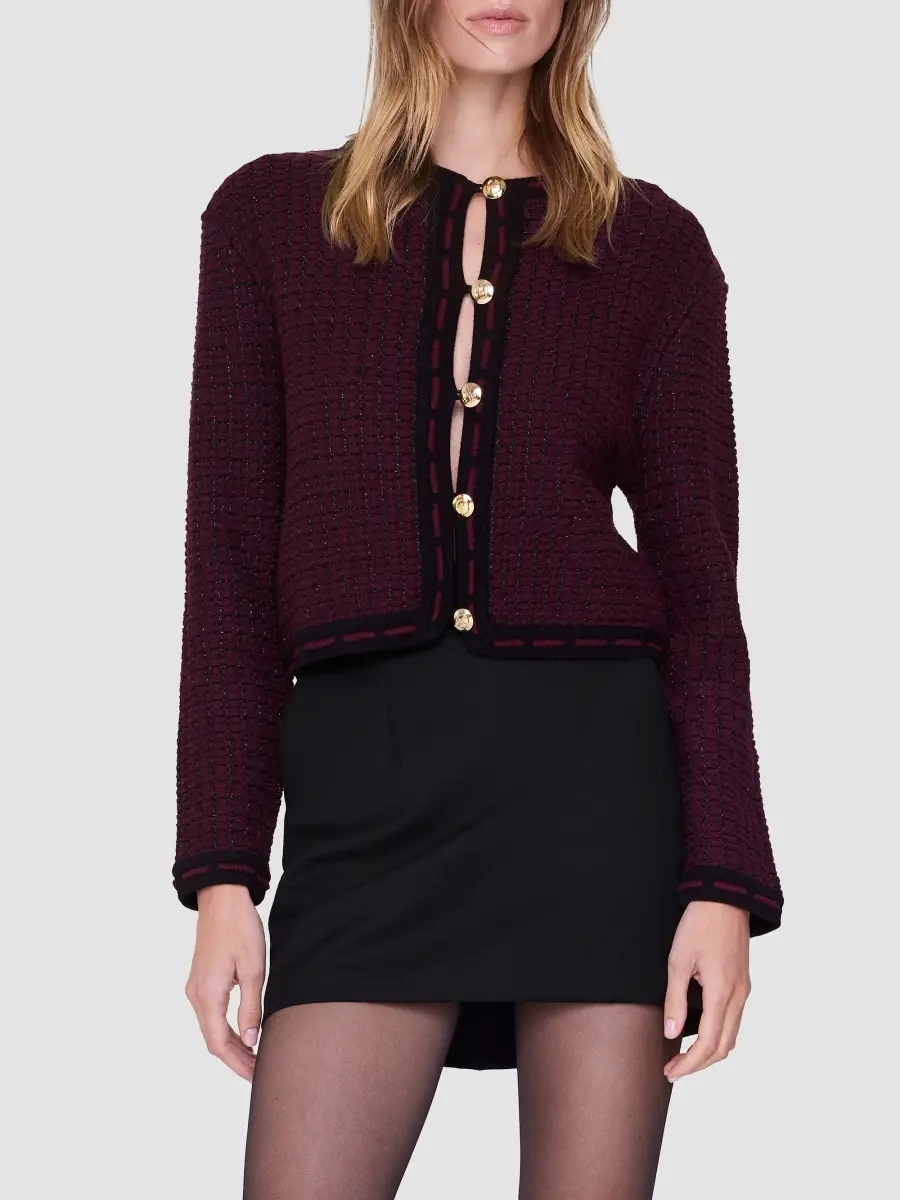 Anine Bing Women's Nora Tweed Cardigan | Thumbnail 4 Anine Bing Women's Nora Tweed Cardigan | Thumbnail 4