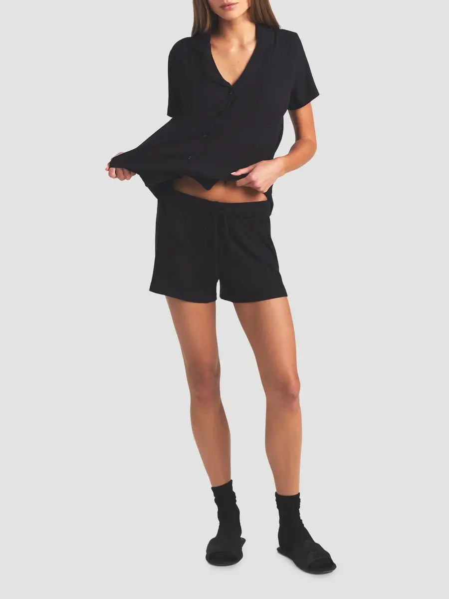 Skims Women's Soft Lounge Short Sleep Set | Thumbnail 2 Skims Women's Soft Lounge Short Sleep Set | Thumbnail 2