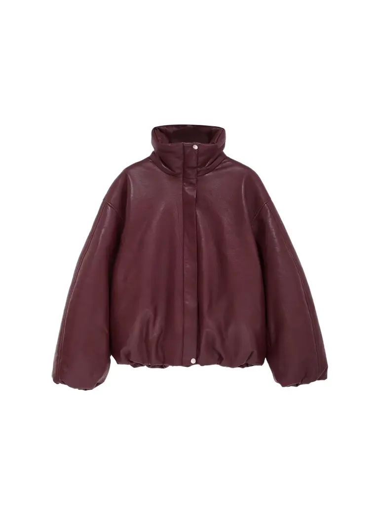 Anine Bing Women's Cyrus Leather-Blend Jacket
