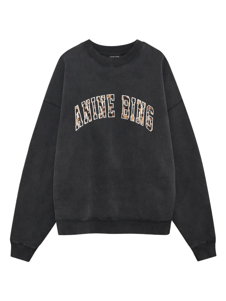 Women's Miles Leopard-Printed Logo Cotton Sweatshirt Women's Miles Leopard-Printed Logo Cotton Sweatshirt