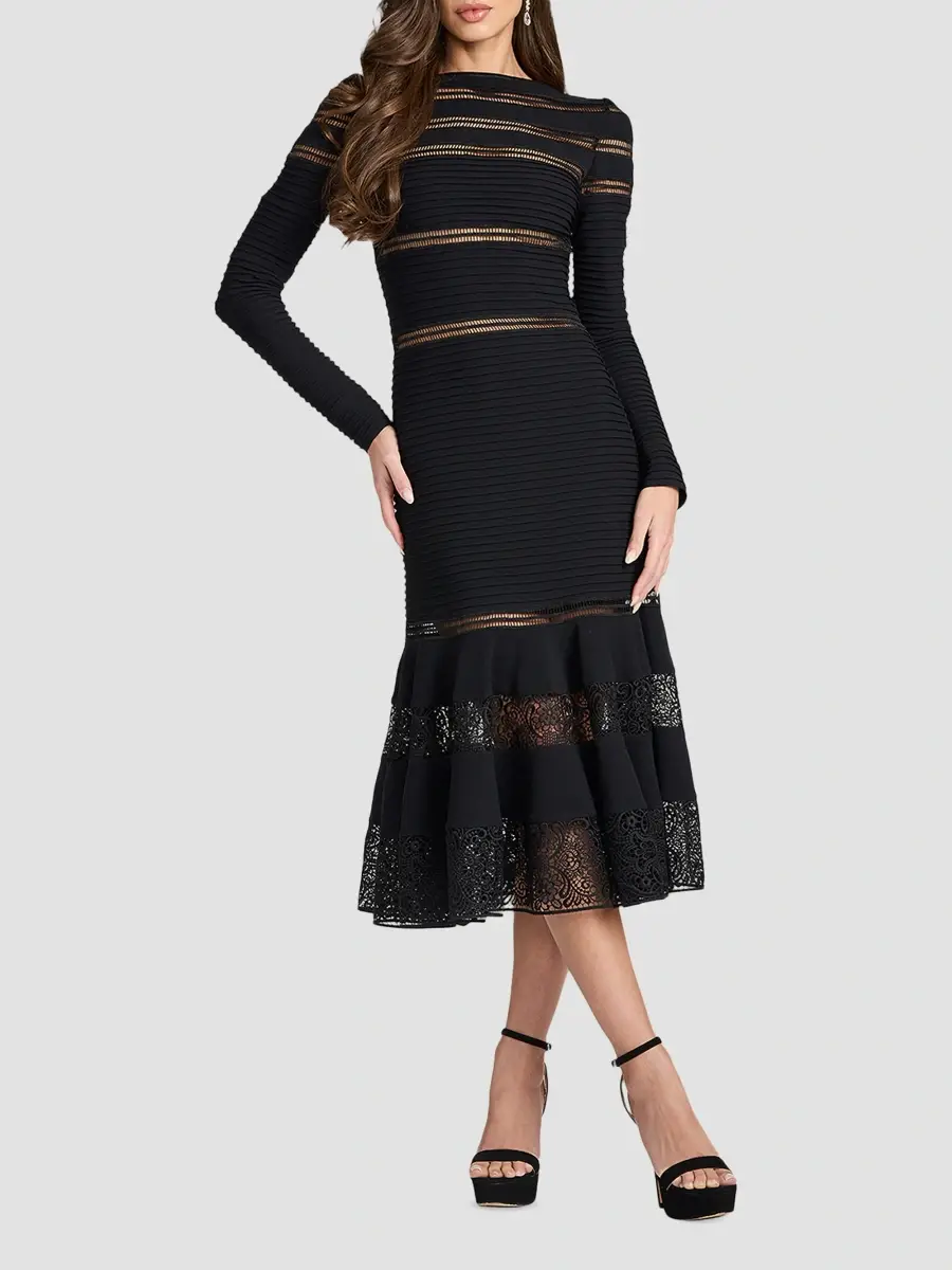 Tadashi Shoji Women's Tiered Pleated Cocktail Dress | Thumbnail 2 Tadashi Shoji Women's Tiered Pleated Cocktail Dress | Thumbnail 2