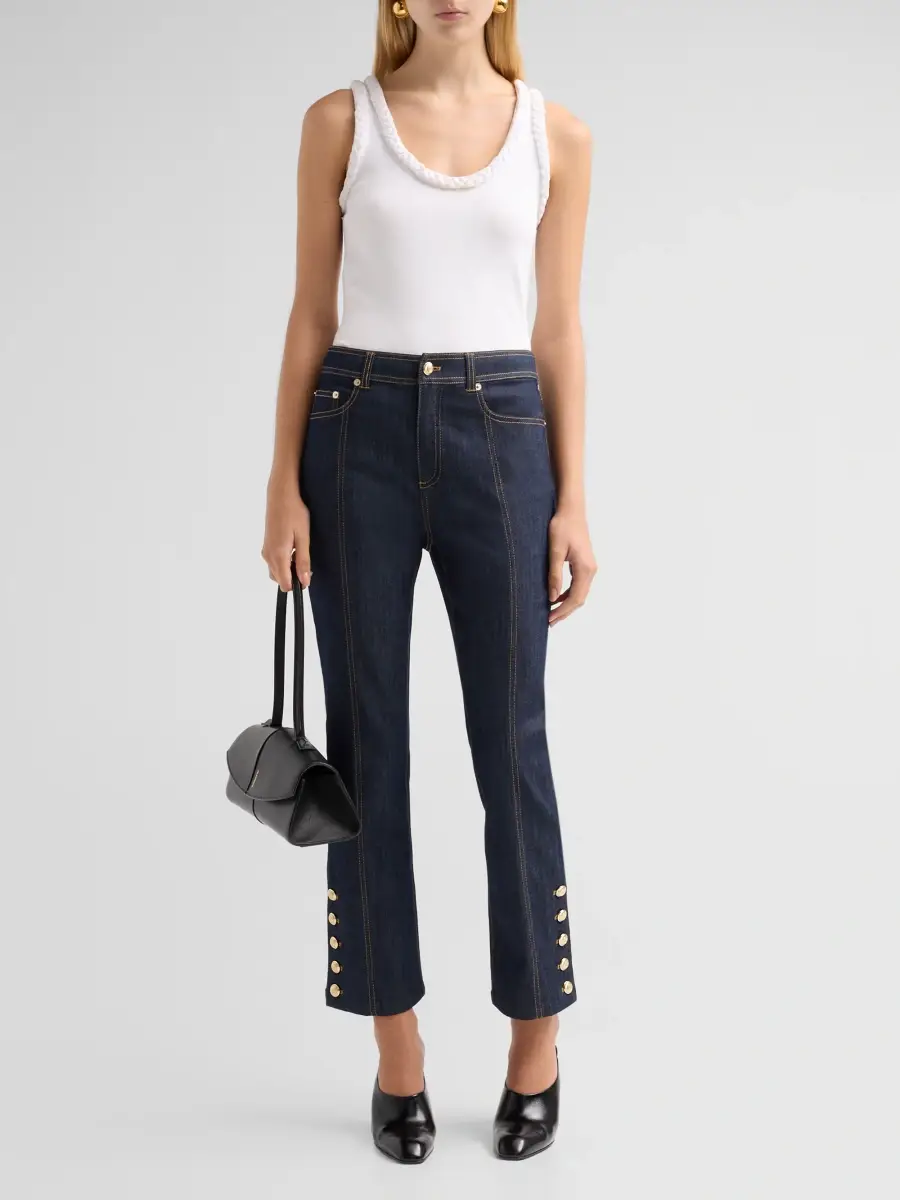 Cinq à Sept Women's Maggie Crop Jeans | Thumbnail 2 Cinq à Sept Women's Maggie Crop Jeans | Thumbnail 2