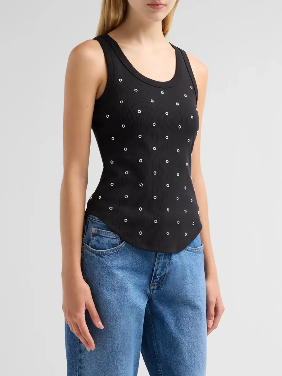 Cinq à Sept Women's Quenta Grommet Tank | Thumbnail 4 Cinq à Sept Women's Quenta Grommet Tank | Thumbnail 4