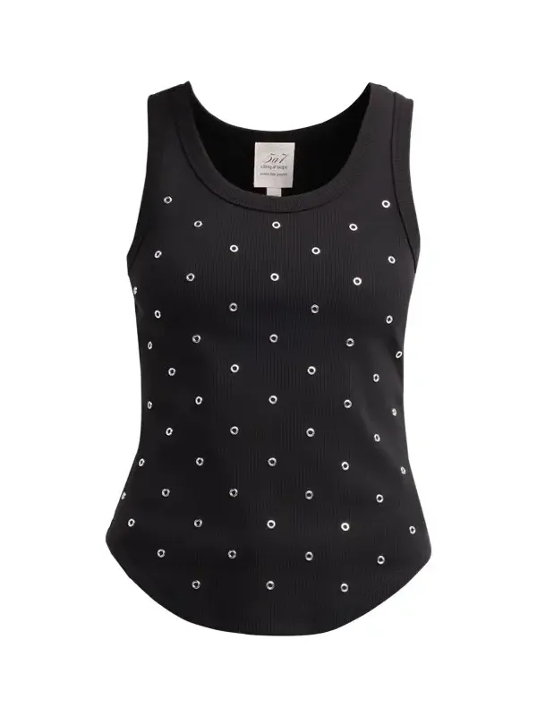 Cinq à Sept Women's Quenta Grommet Tank | Thumbnail 1 Cinq à Sept Women's Quenta Grommet Tank | Thumbnail 1