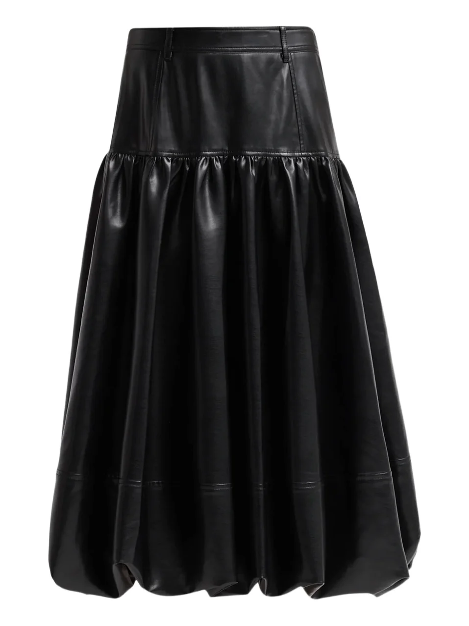 Women's Eleanor Vegan Leather Midi Skirt