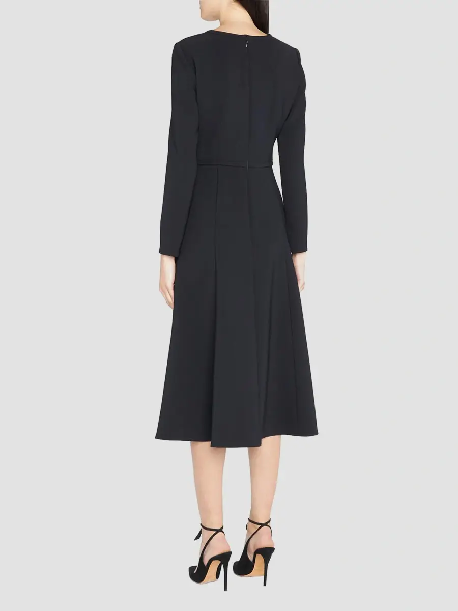 Carolina Herrera Women's Icon Triple Bow Midi-Dress | Thumbnail 3 Carolina Herrera Women's Icon Triple Bow Midi-Dress | Thumbnail 3