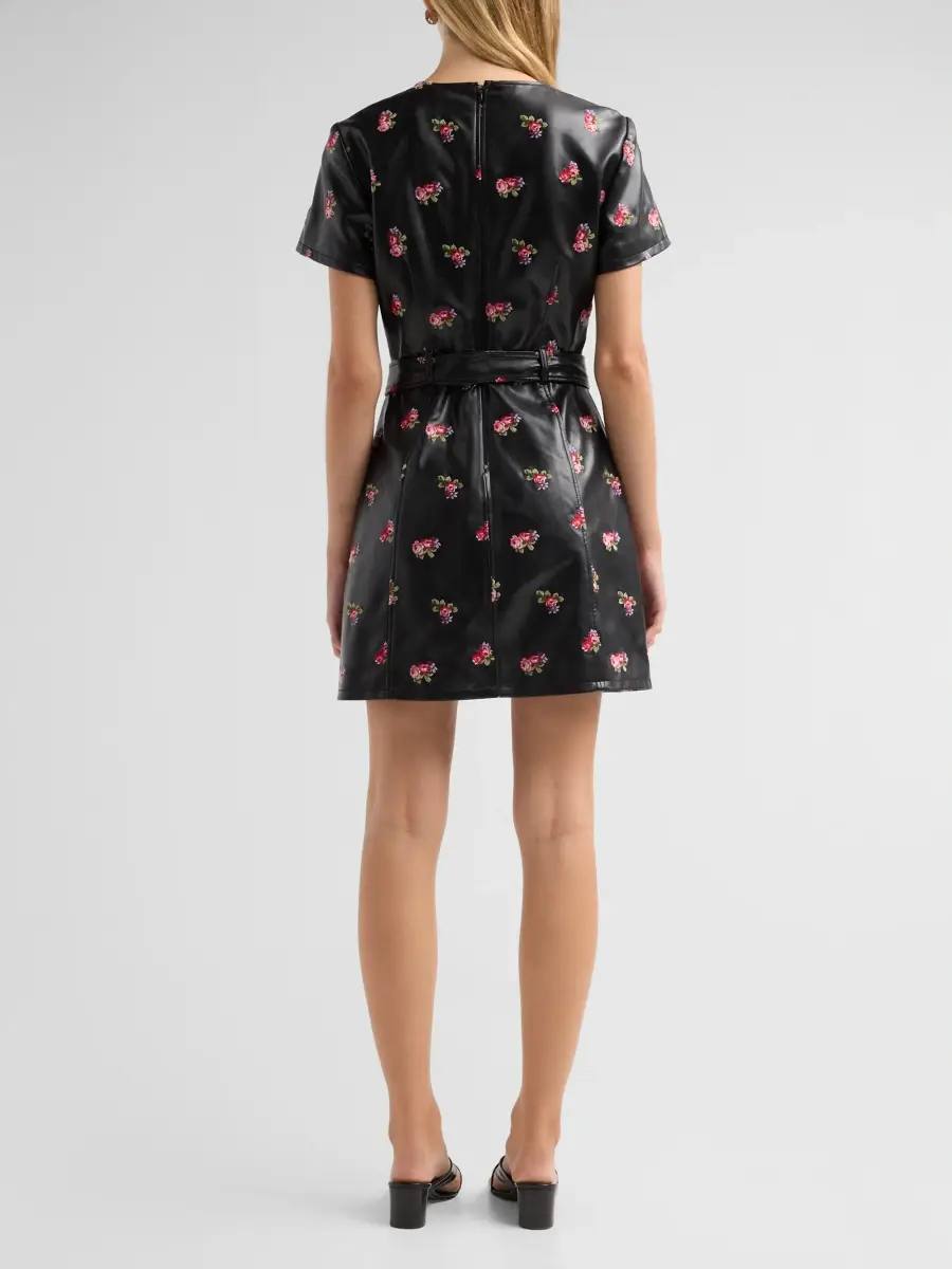 Cinq à Sept Women's Bea Tossed Roses Mini Dress | Thumbnail 3 Cinq à Sept Women's Bea Tossed Roses Mini Dress | Thumbnail 3