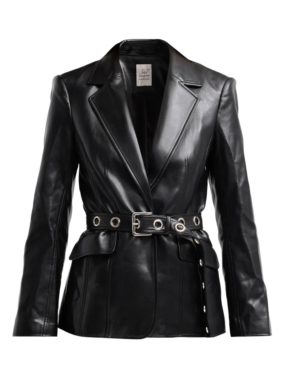 Cinq à Sept Women's Santana Vegan Leather Blazer