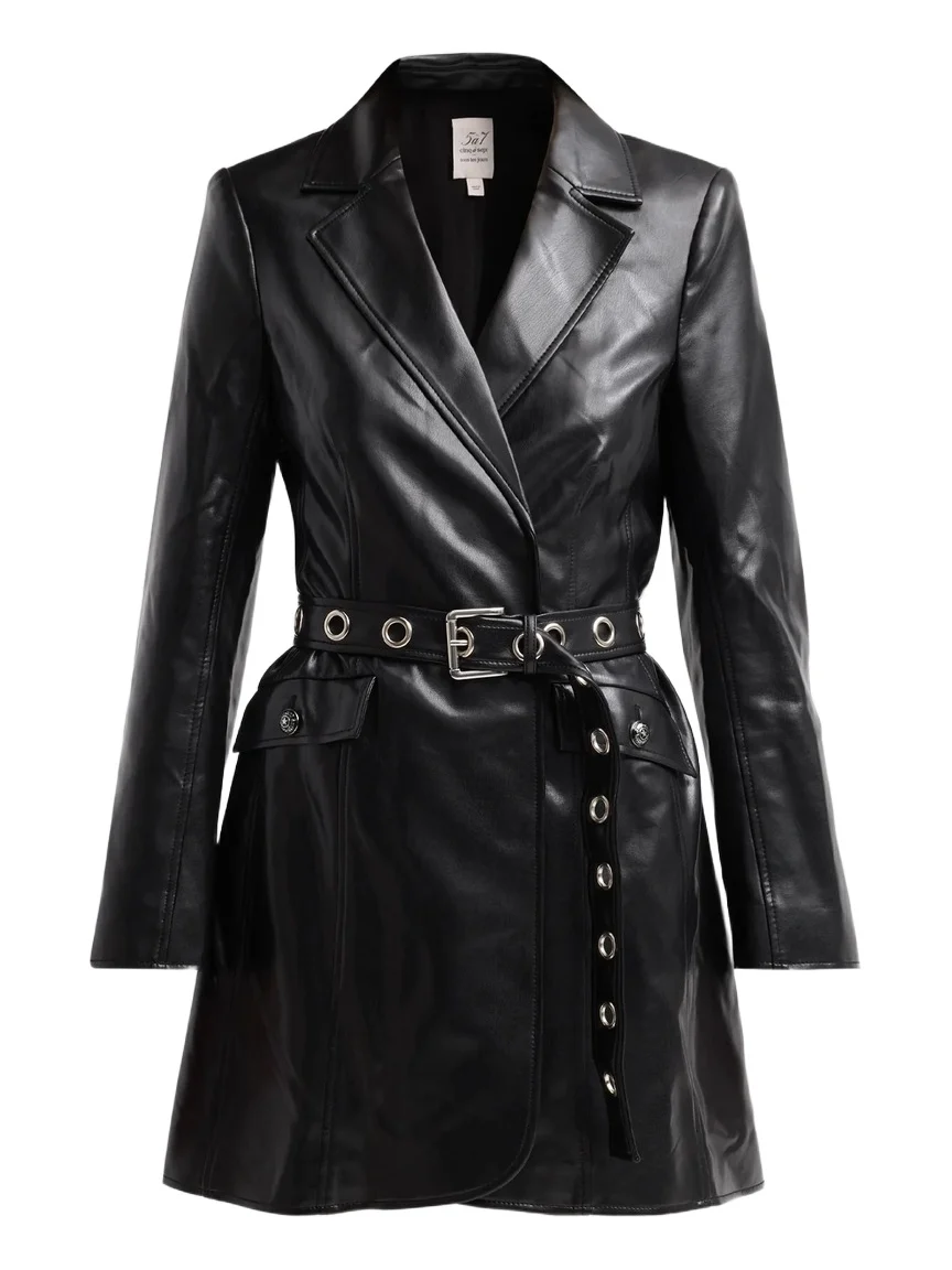 Women's Harlow Faux Leather Mini Dress Women's Harlow Faux Leather Mini Dress