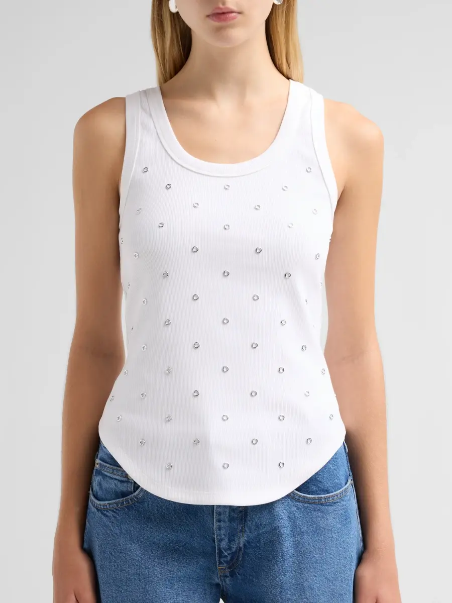 Cinq à Sept Women's Quenta Grommet Tank | Thumbnail 5 Cinq à Sept Women's Quenta Grommet Tank | Thumbnail 5