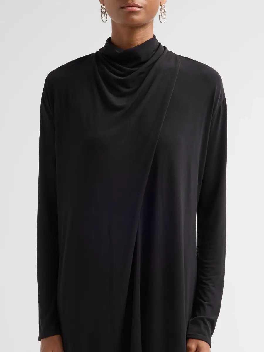 Vince Women's Draped Cowl Mini Dress | Thumbnail 5 Vince Women's Draped Cowl Mini Dress | Thumbnail 5