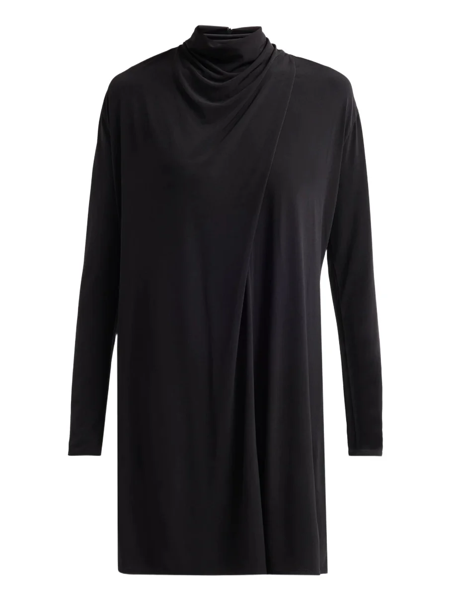 Women's Draped Cowl Mini Dress Women's Draped Cowl Mini Dress