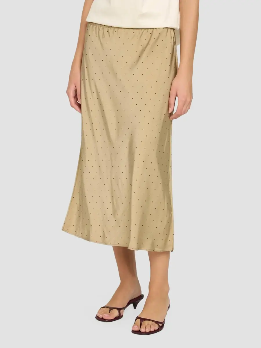 Vince Women's Grid Dot Slip Skirt | Thumbnail 4 Vince Women's Grid Dot Slip Skirt | Thumbnail 4