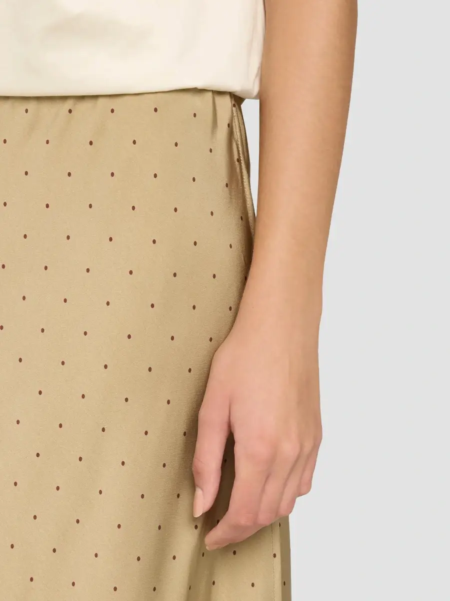 Vince Women's Grid Dot Slip Skirt | Thumbnail 5 Vince Women's Grid Dot Slip Skirt | Thumbnail 5