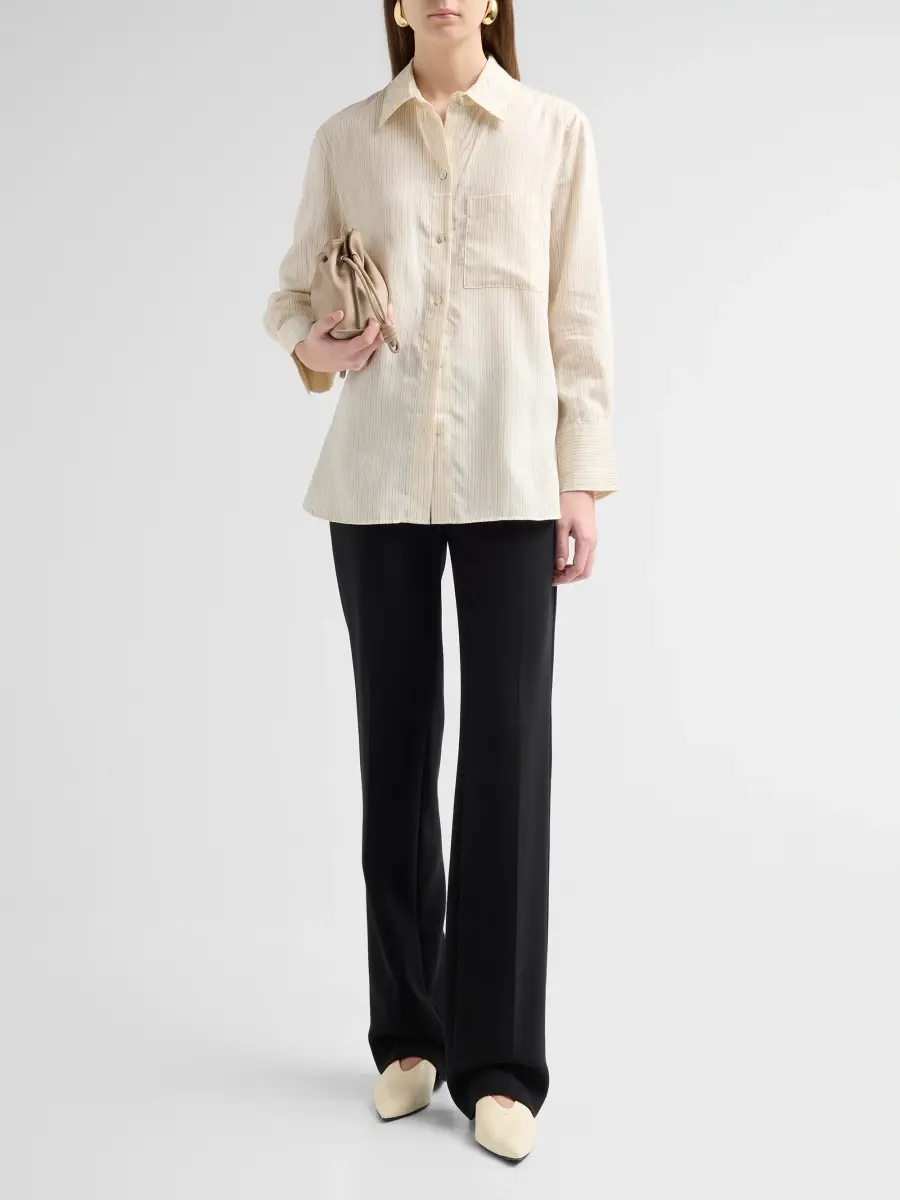 Vince Women's Striped Button-Front Shirt | Thumbnail 2 Vince Women's Striped Button-Front Shirt | Thumbnail 2