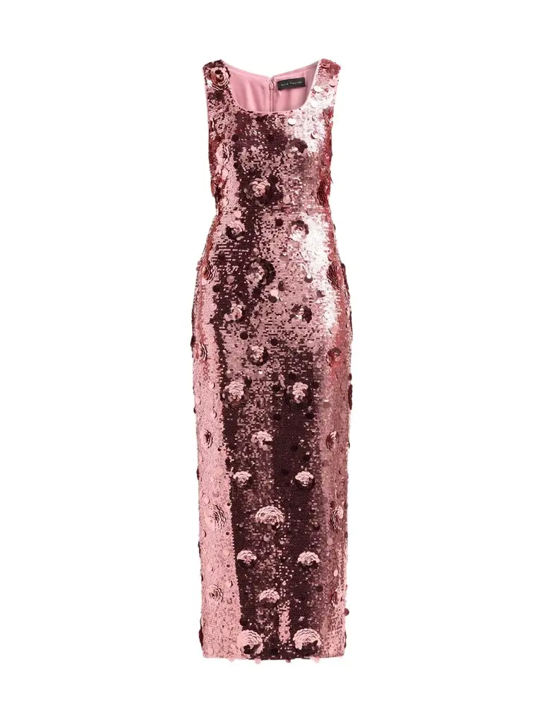 Elie Tahari Women's The Charlie Sequin Column Dress