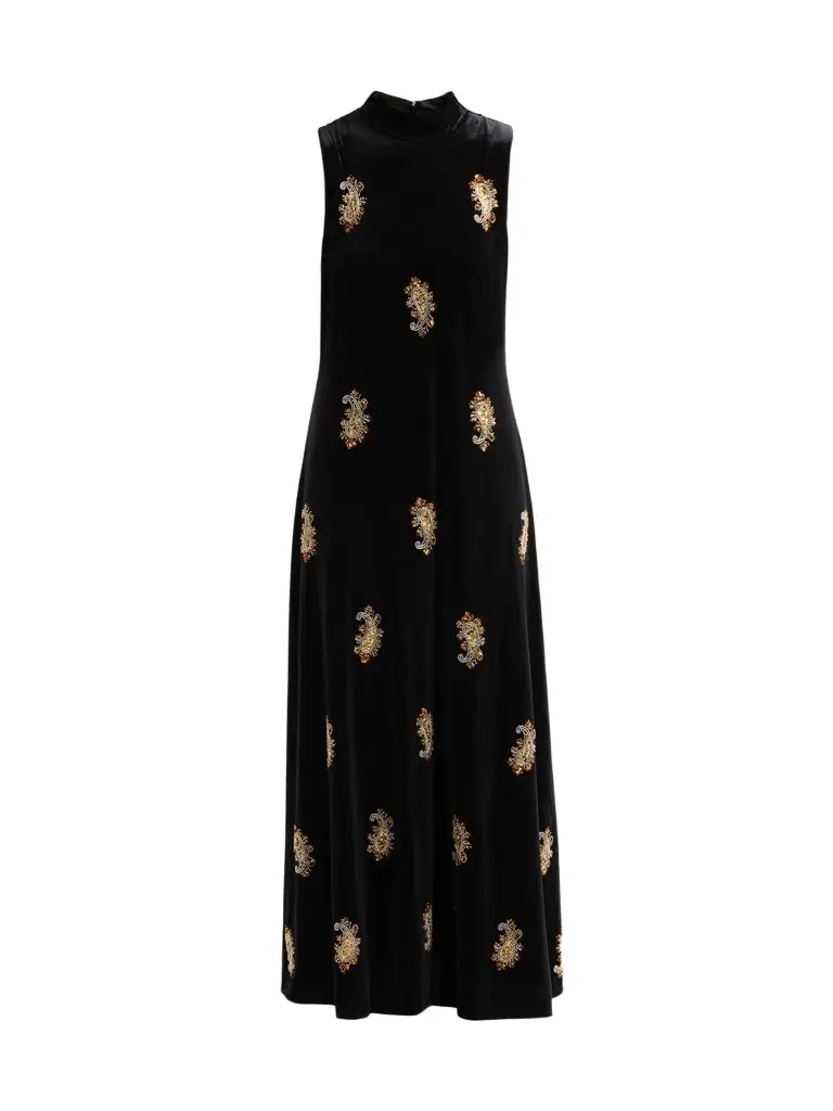 Women's The Vani Velvet Maxi Dress Women's The Vani Velvet Maxi Dress