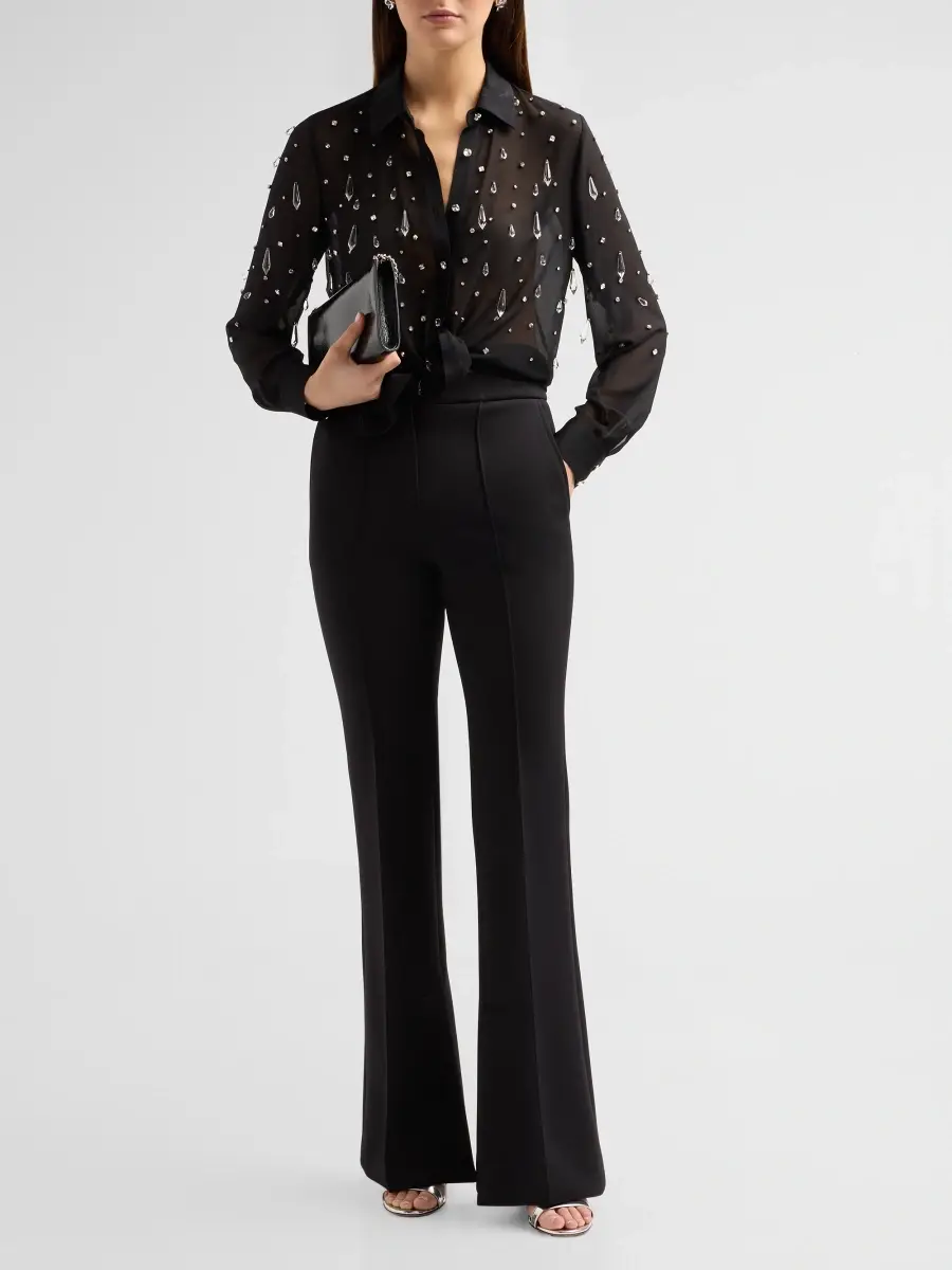 Elie Tahari Women's The Sloane Embellished Blouse | Thumbnail 2 Elie Tahari Women's The Sloane Embellished Blouse | Thumbnail 2