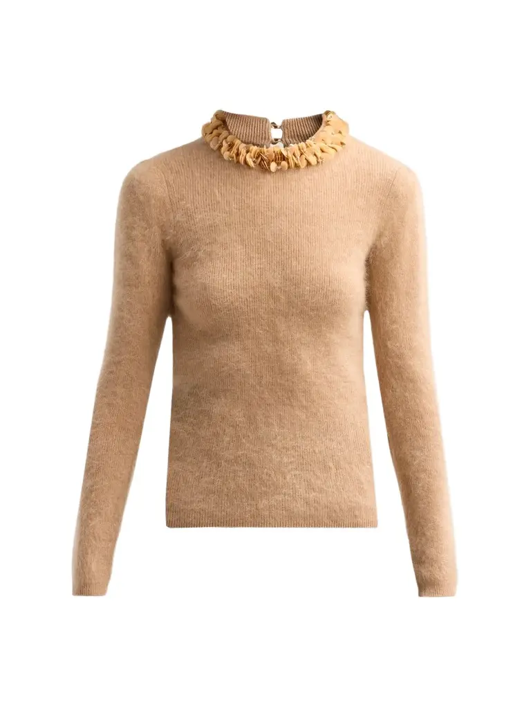 Women's The Ling Jeweled Cashmere Sweater