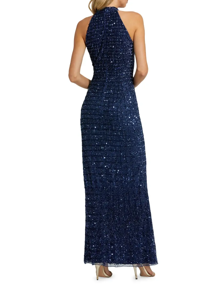 Mac Duggal Women's Embellished Keyhole Column Gown | Thumbnail 2
