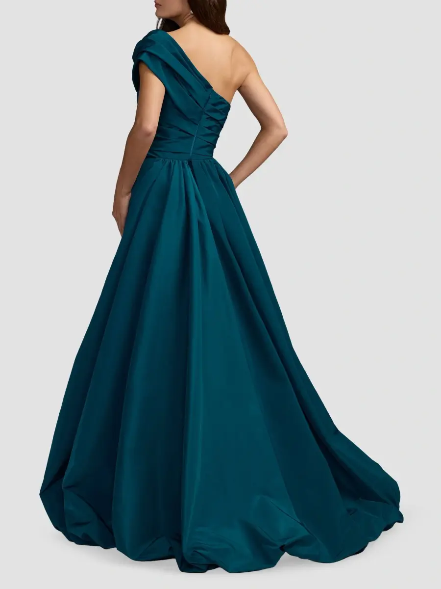 Mac Duggal Women's Faille One-Shoulder Gown | Thumbnail 3 Mac Duggal Women's Faille One-Shoulder Gown | Thumbnail 3