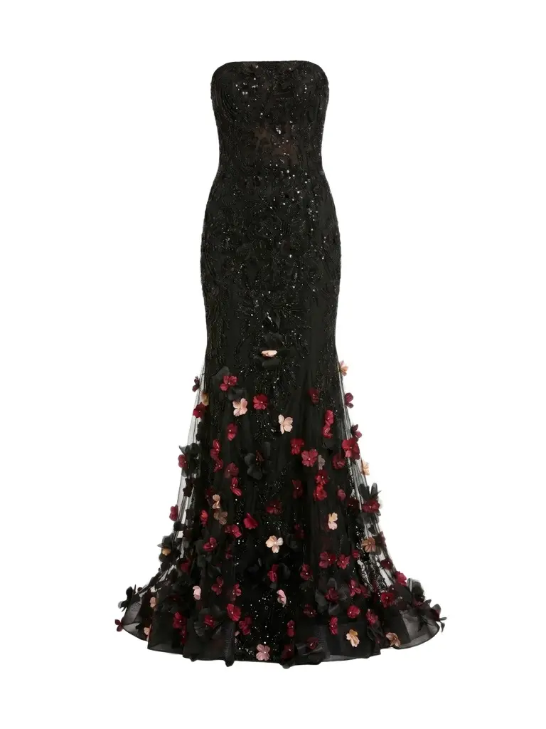 Mac Duggal Women's Embellished Strapless Mermaid Gown
