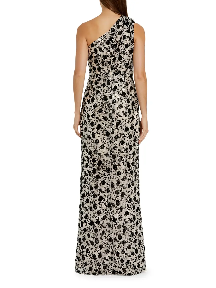 Mac Duggal Women's Floral Sequin One-Shoulder Gown | Thumbnail 2 Mac Duggal Women's Floral Sequin One-Shoulder Gown | Thumbnail 2
